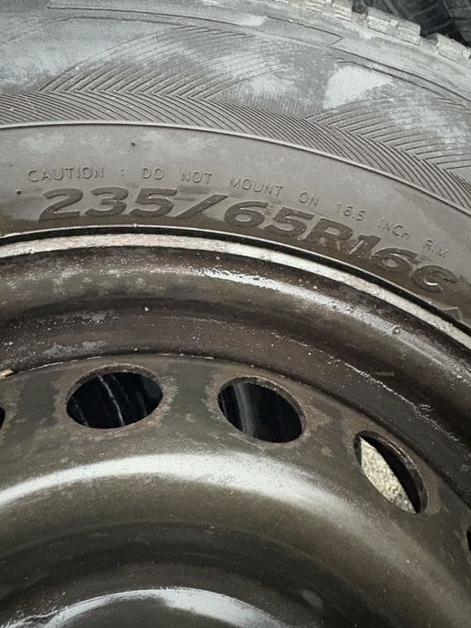 Koło dojazdowe zapasowe zima  Transit MK8