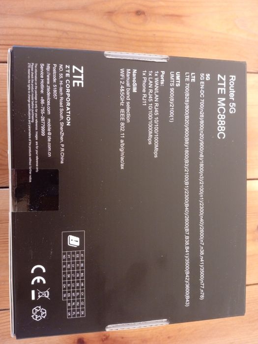 Modem / router ZTE MC888C 5g NOWY