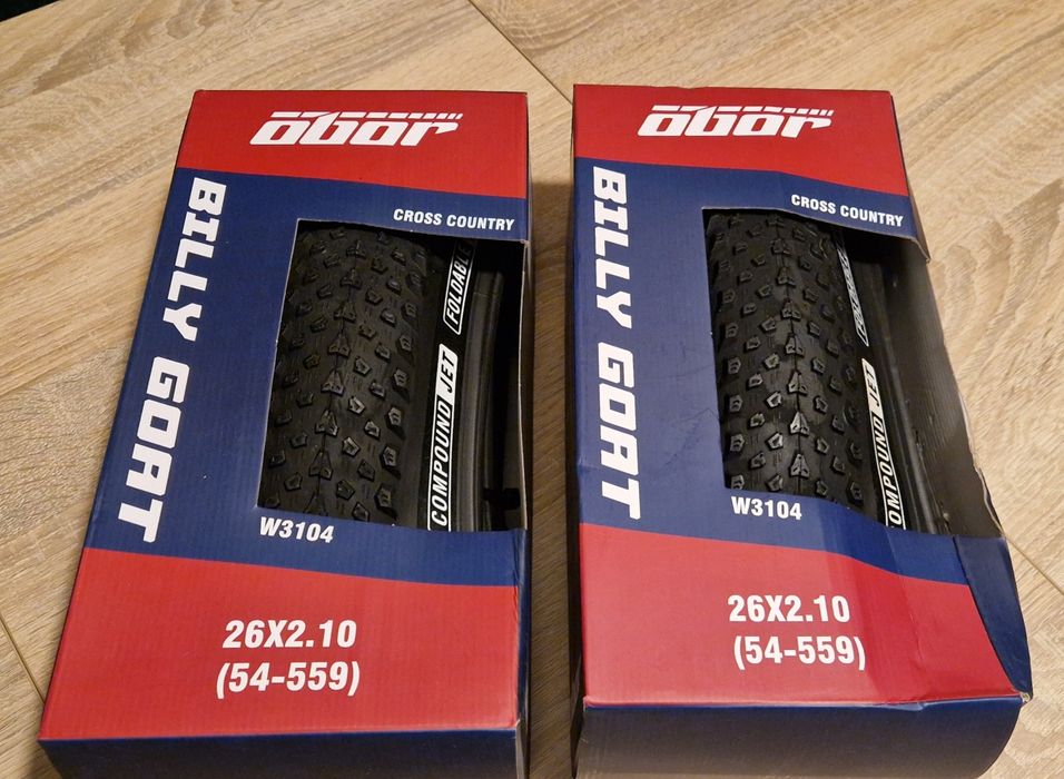 Dwie opony do roweru 26x2.10 Cross