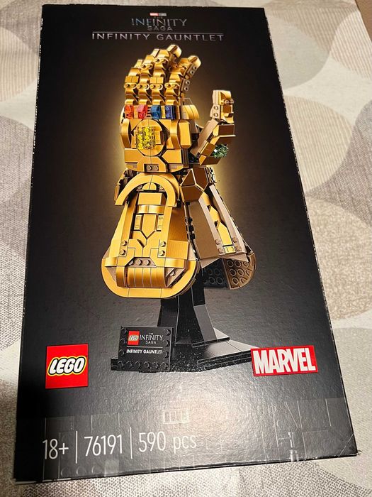 LEGO 76191 Infinity Gauntlet Rękawica Nieskończoności 590 el. Nowy, zaplombowany