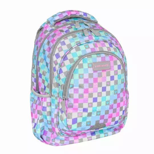 Plecak 3-komorowy Head Checkered Hearts. Astra