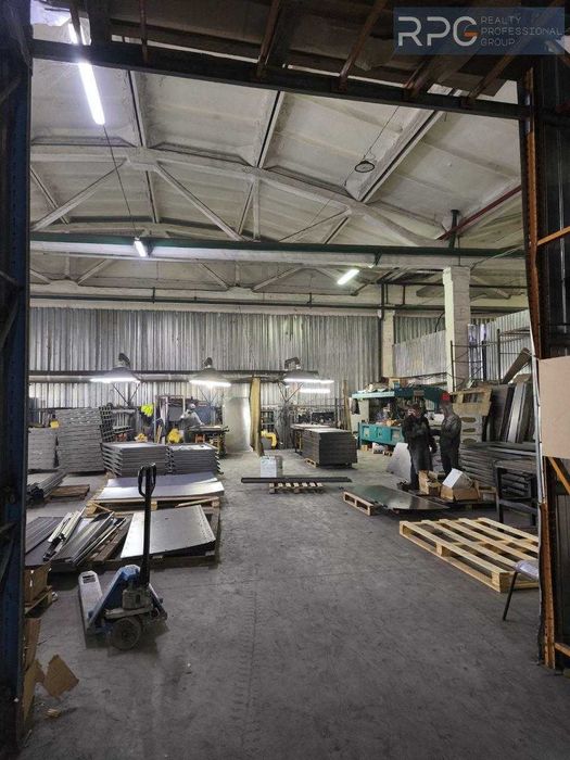 БЕЗ% СКЛАД 3800 м² Бровари рампа нульові ворота стелі 5.8м +офіс