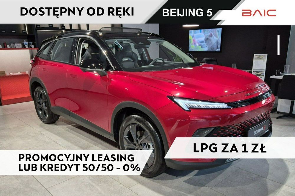 BAIC 5 177KM - Red - Comfort - Rocznik 2025!
