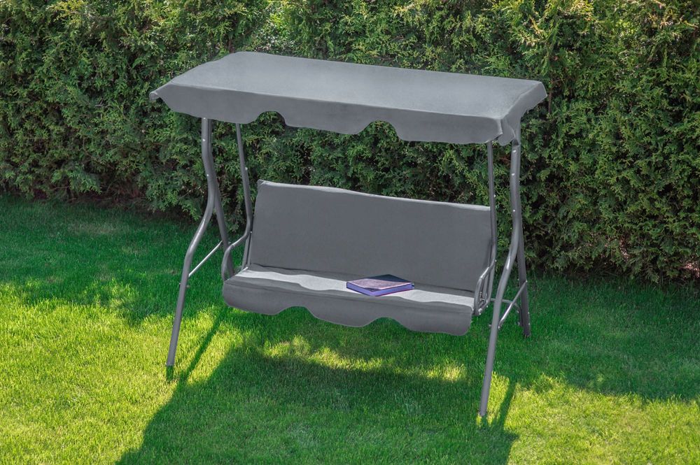 Huśtawka Ogrodowa Relax 3-os. + Miękki Materac GRATIS!