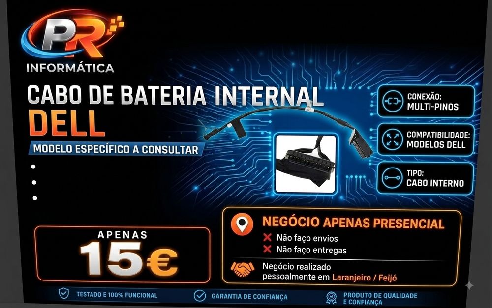 cabo de bateria  para Dell  varios modelos
