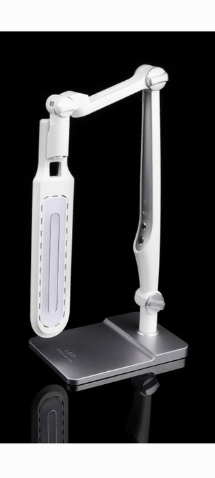 Настольная лампа на гибкой ножке сенсорная 3 вида света