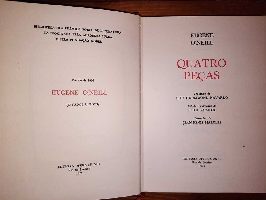 Livro - Quatro Peças - Eugene O'Neill