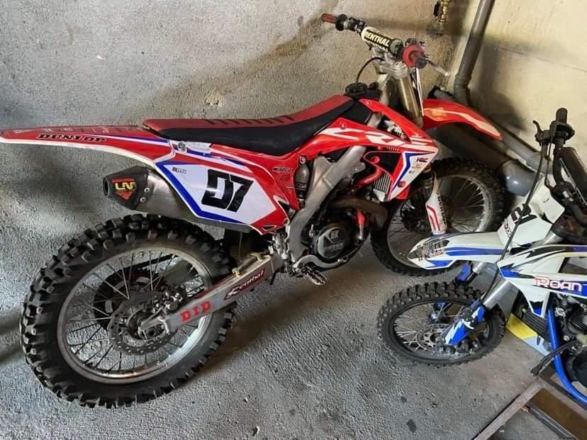 Honda crf 450r de fins de 2012