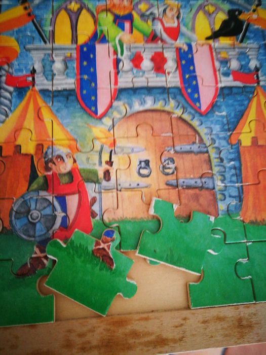 Puzzle infantil de madeira