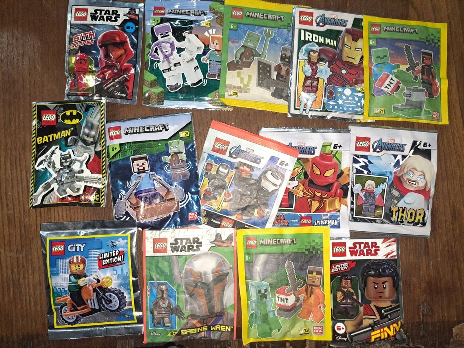 Lote de mini figuras lego