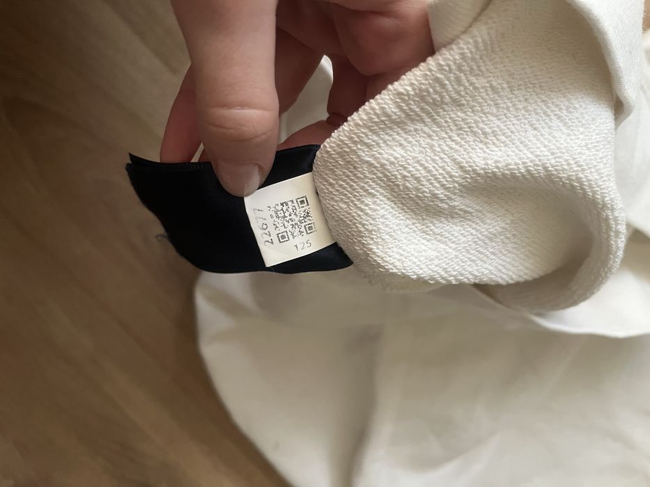 Bluza Louis Vuitton z kapturem biała kremowa