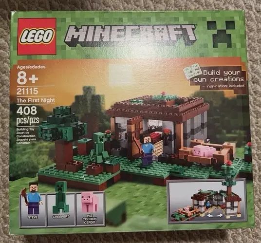 LEGO Minecraft Перша ніч (21115), лего майнкрафт