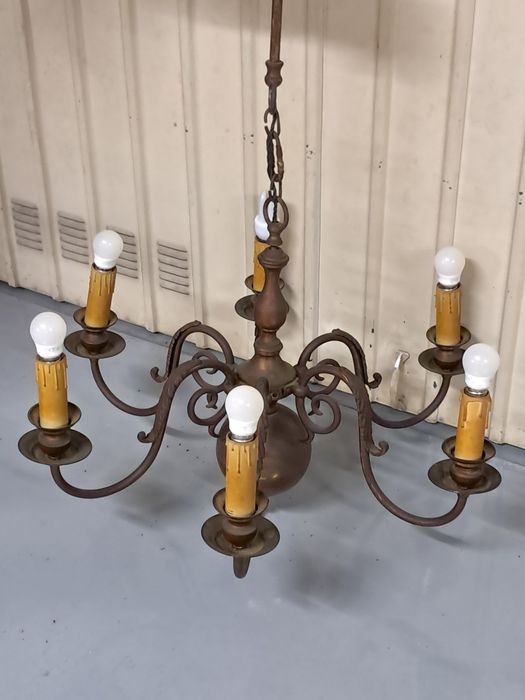 Candeeiro Teto Vintage Bronze