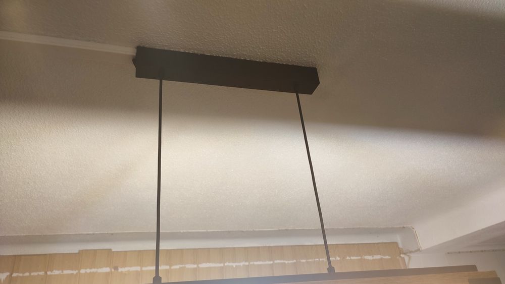 Candieiro de tecto com 5 lâmpadas