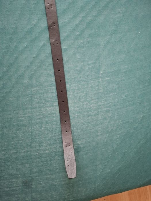 Czarny pasek sinsay XL 121 cm w serduszka
