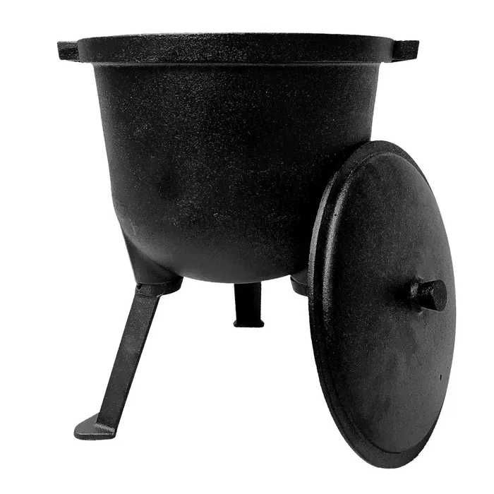 Kociołek myśliwski żeliwny 5L garnek ognisko gril