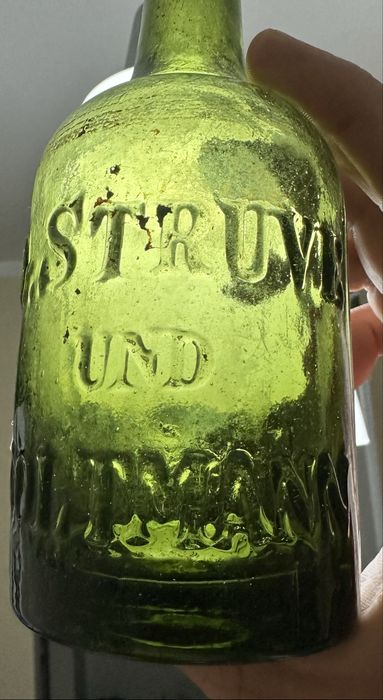 Stara butelka Dr Struve i Soltmann Breslau Wrocław XIX w.