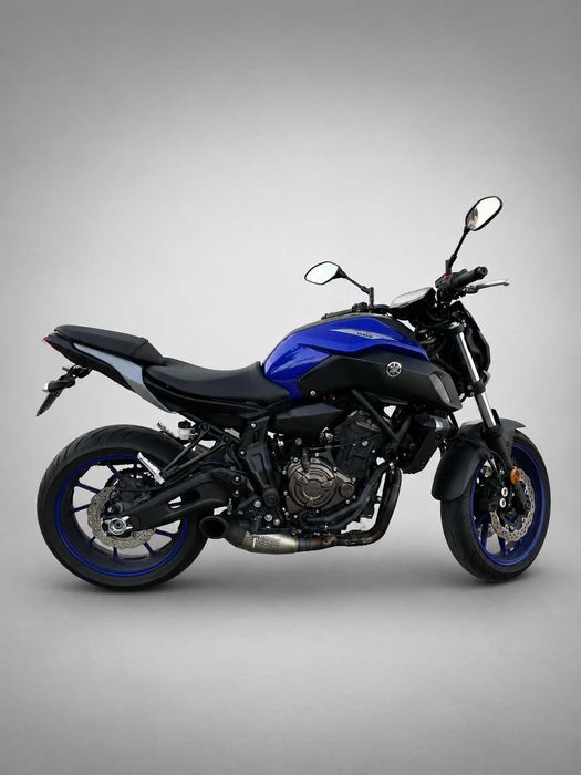Yamaha MT-07 2020 35kw | Preto/Azul | Escape Akrapovic Completo | Revisões Yamaha