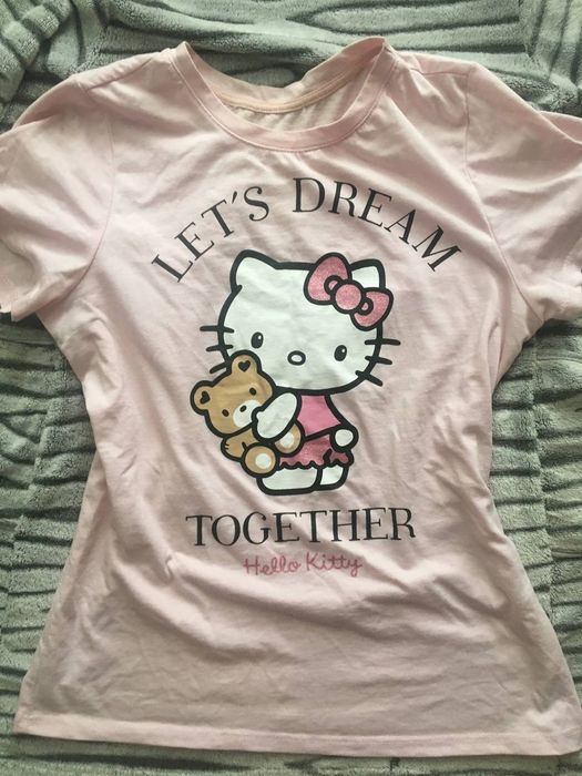 Рожева футболка Hello Kitty з ведмедиком