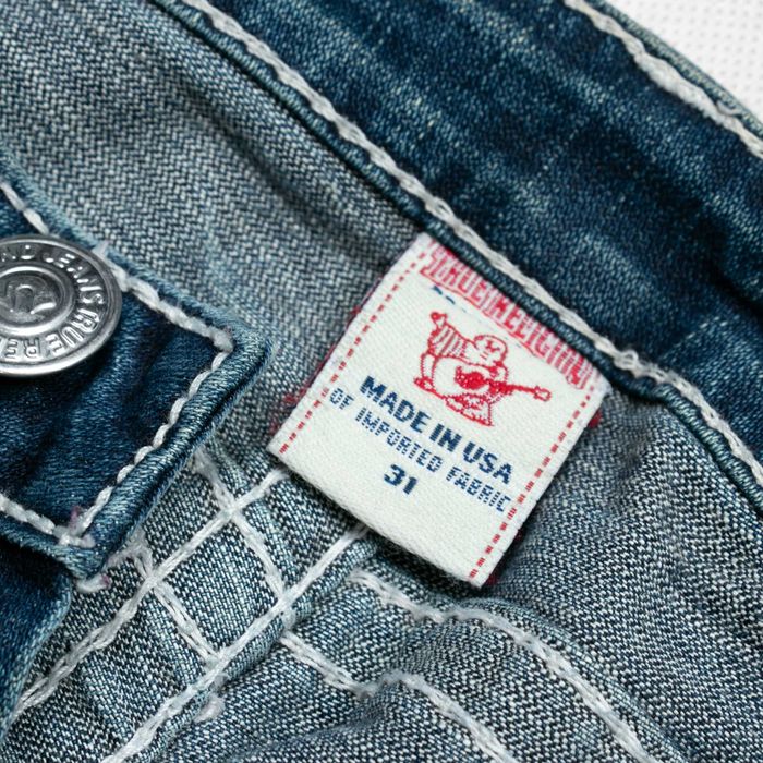 Y2K True Religion Rainbow Becky spodniedzwony bootcut 31us/L Super T