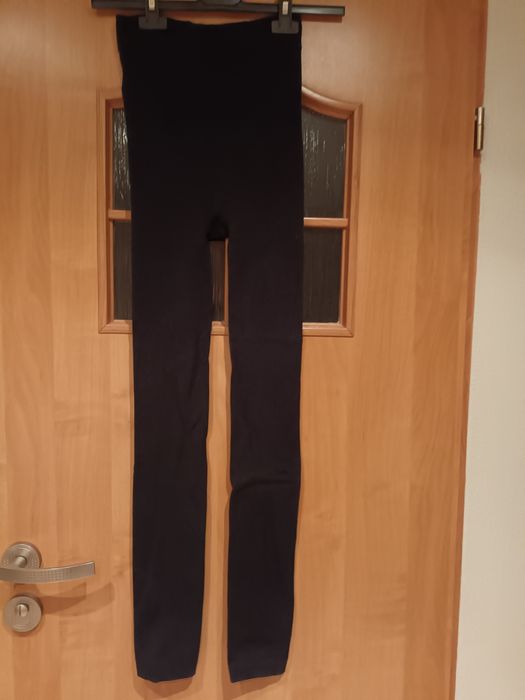 Legginsy ocieplane czarne rozmiar 42