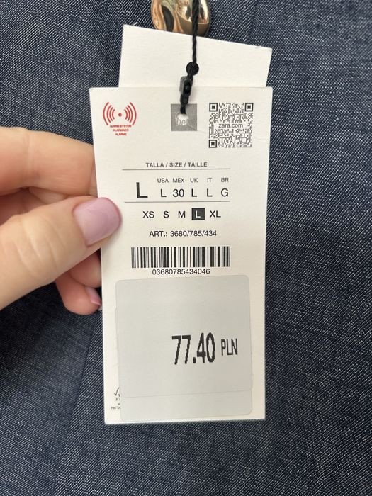 Bermudy Zara r. L owe z metką