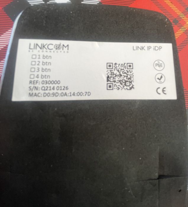 Porteiro IP LinkCom Link IP iDP