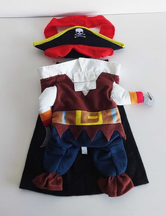 Traje de pirata para cão ou gato