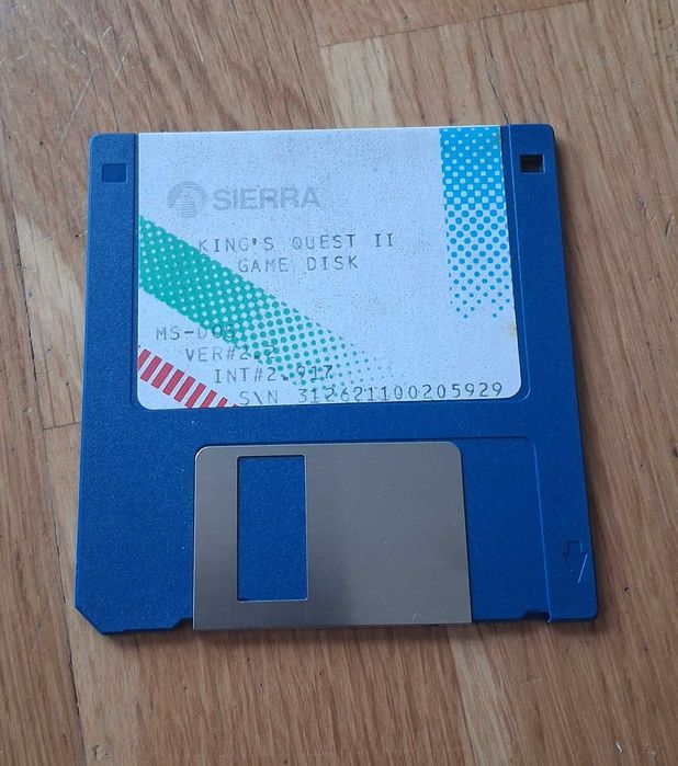 King's Quest 2 - Sierra - big box - dyskietki 5,25" + 3,5"