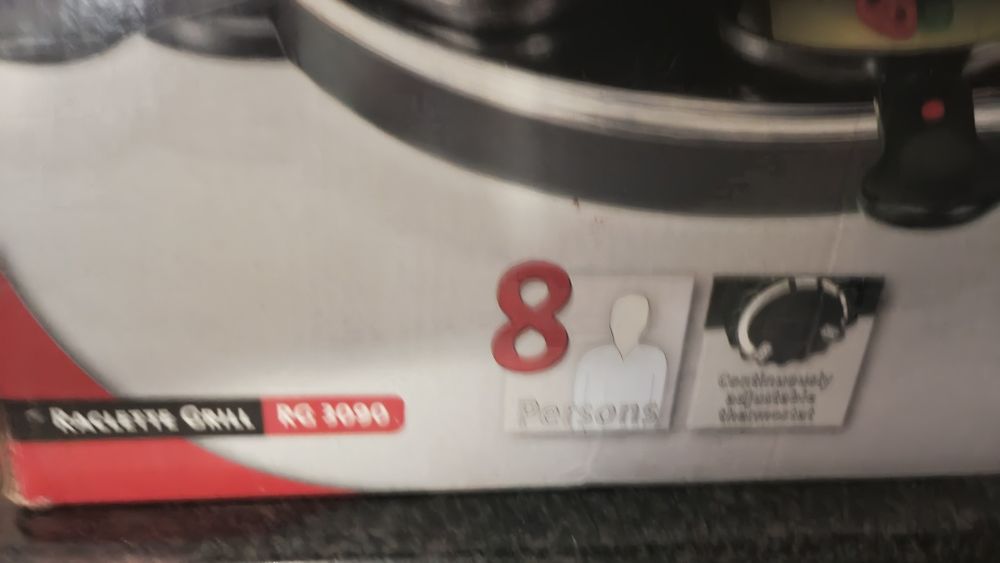 Raclette grill como novo