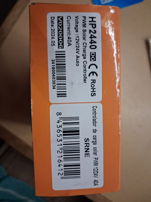 Cargador Controlador solar