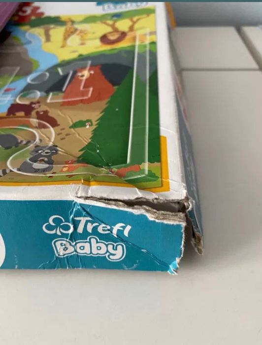 Gry dla malucha Puzzle Maxi Teczka 3-latka książeczka twarda litery