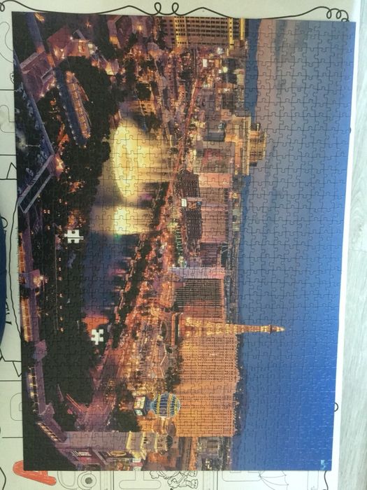 Puzzle Castorland Las Vegas 1000el. / brakuje 2elementów