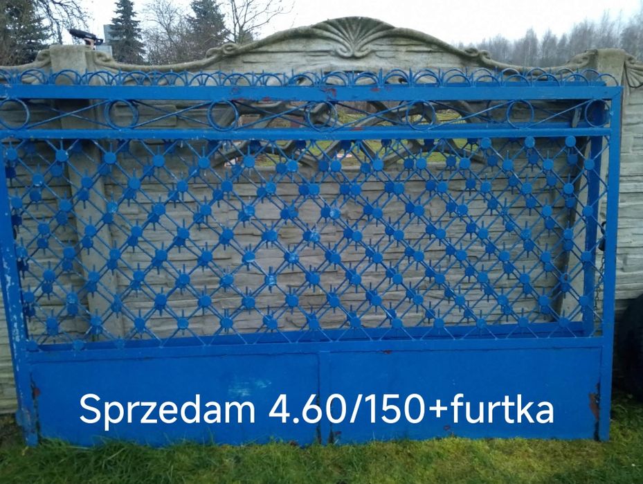 Brama używana  na działkę, budowę