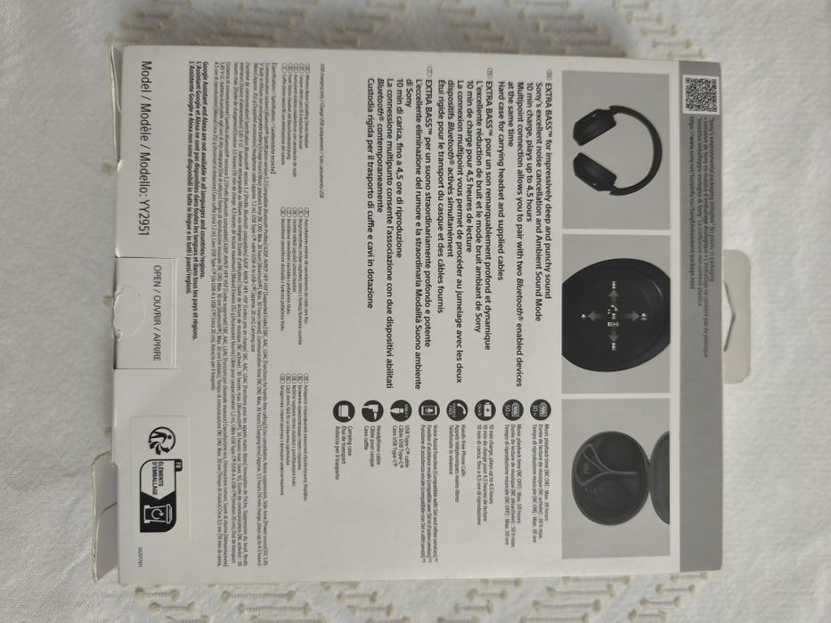 Auscultadores Sony WH-XB910N