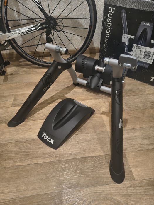 Tacx bushido, zwift, mywoosh, велотренажер смарт