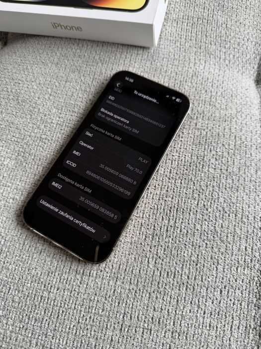 IPhone 14 pro złoty