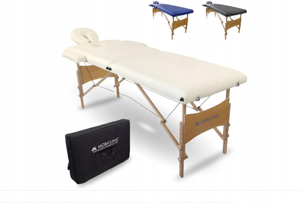 Stół Składany Do Masażu Drewno Mobiclinica