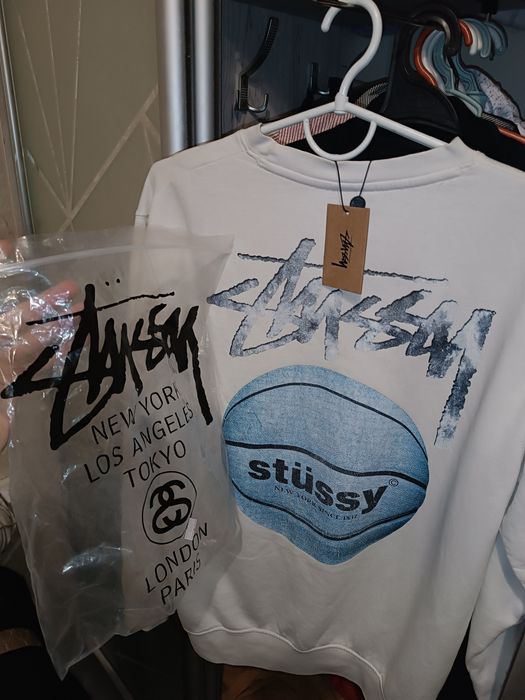 Кофта-лонгслив-свитшот stussy