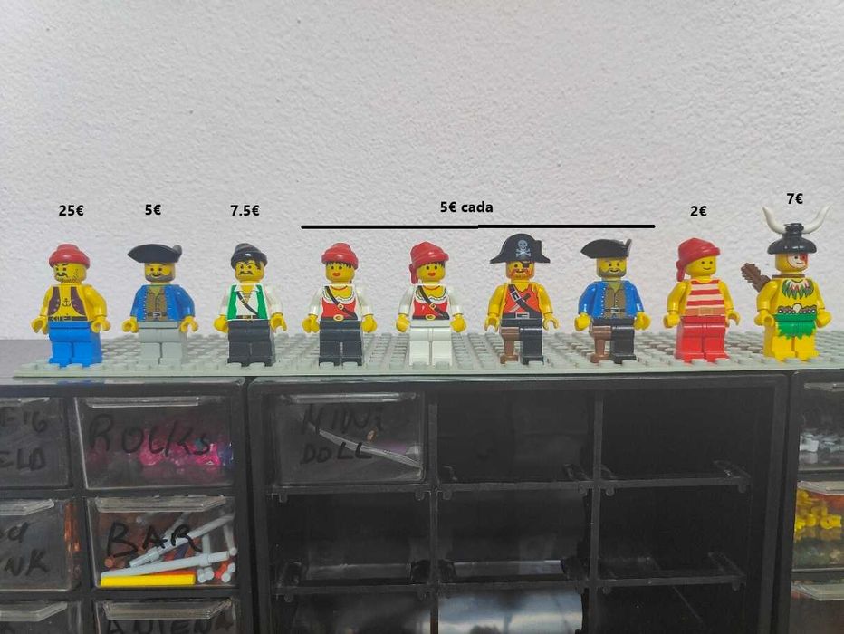Lote Minifiguras Lego Pirates I Varias