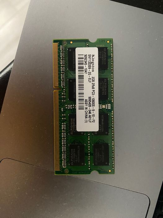 Пам'ять до ноутбуку DDR3L, Kingston 2Gb