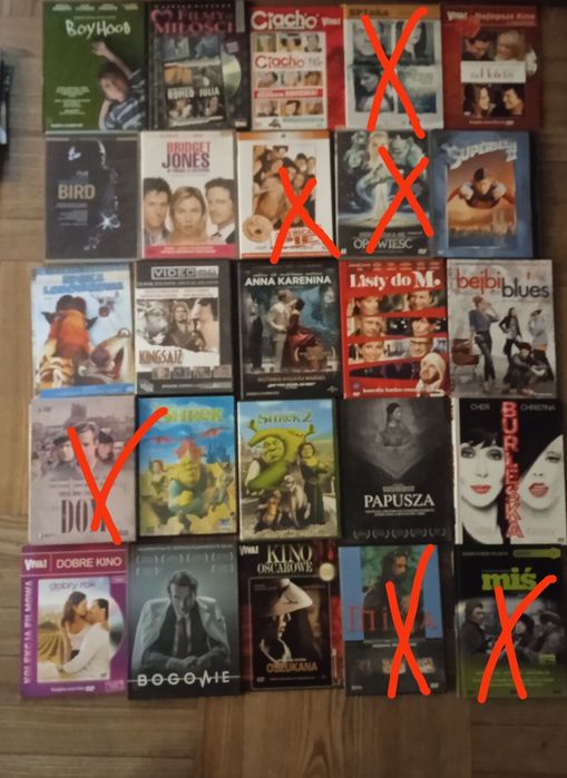 Filmy DVD różne tytuły