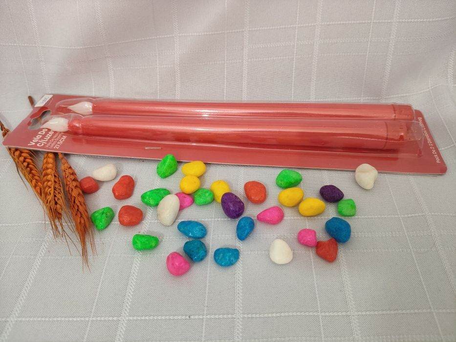 Conjunto de 2 velas a pilhas