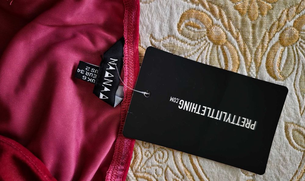 Велюровое платье plt xs