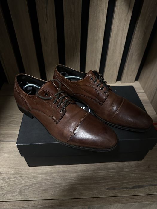 Skórzane buty do garnituru