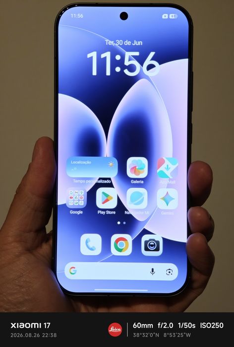 Xiaomi 17 256gb - muito bom estado fatura e garantia com capa