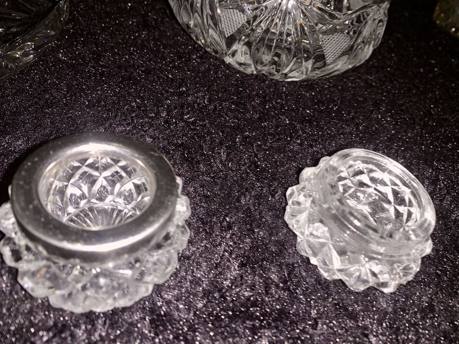 Ваза ведро салатник  конфетница солянка хрусталь