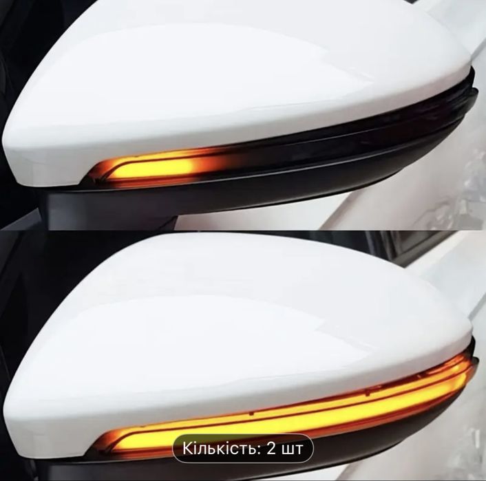 Динамічні покажчики повороту в дзеркала, jetta 7, golf 7 5G0949101