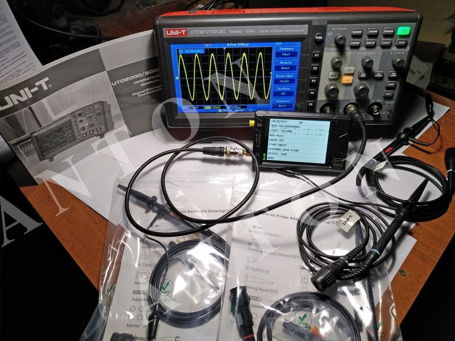 Осцилограф UNI-T UTDM 12102CEL 100МГц 1GS/s БУ
