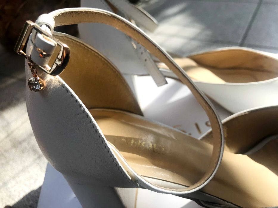 Buty ślubne białe YES I SHOE